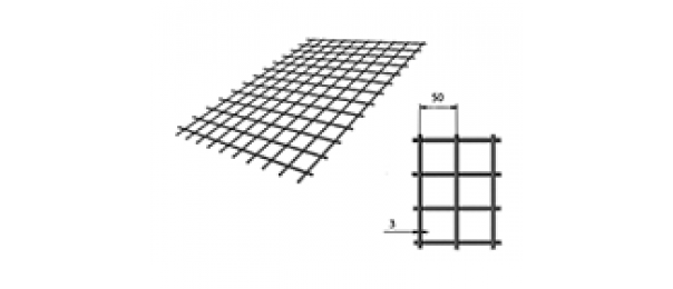 Сетка сварная (дорожная) 50х50х3мм 1х2м купить с доставкой в Аксиньино